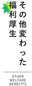 その他変わった福利厚生